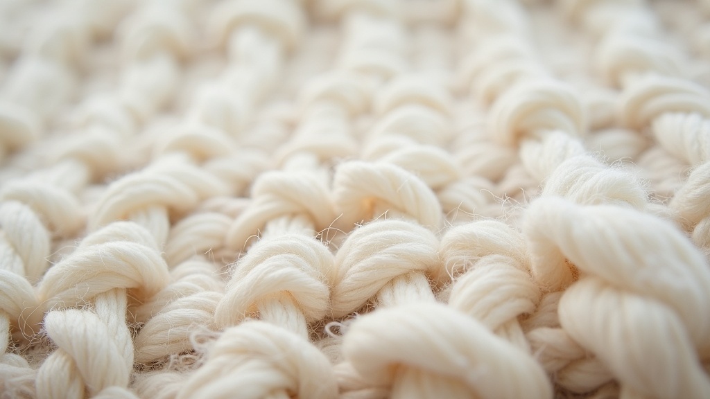 Close-up of cotton rug weave detail showing flatweave construction and yarn texture