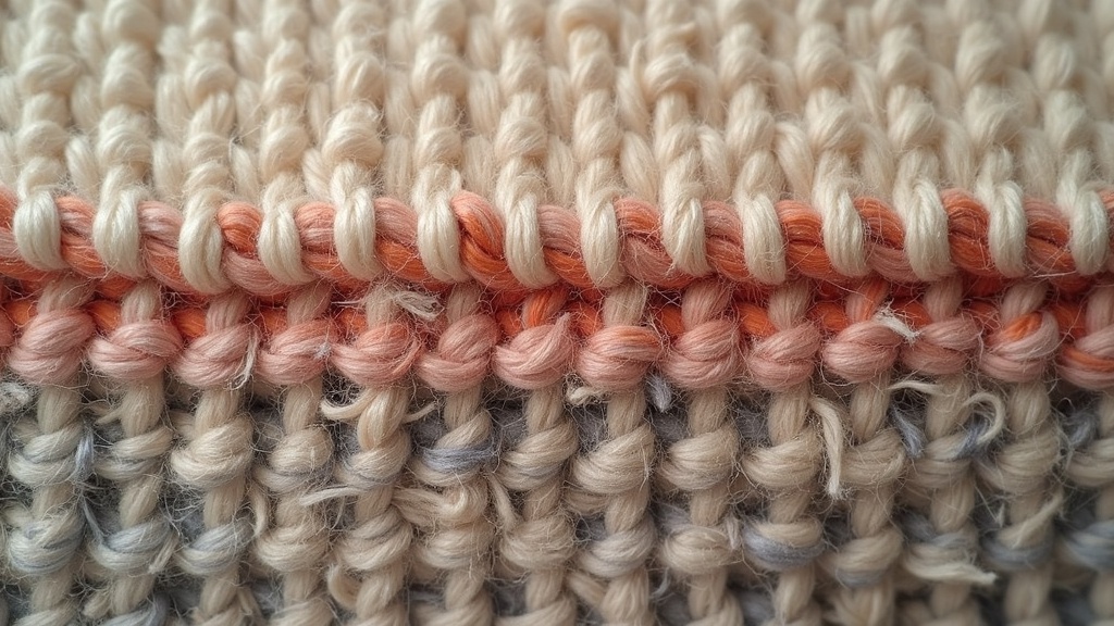 Cross-section detail of rug pile and knots illustrating rug reweaving versus patching repair
